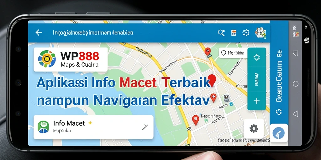 Antarmuka WP888 menampilkan informasi kemacetan yang jelas dan akurat.